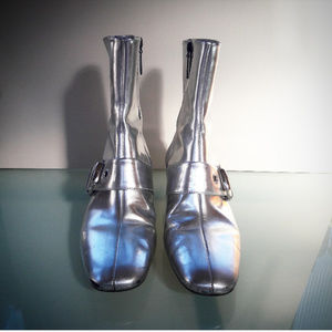 France Sarto Silver Boots